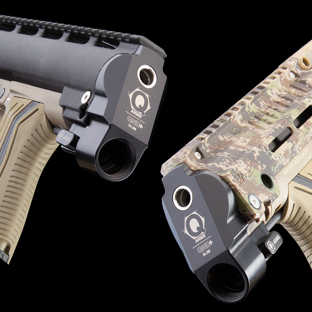 QNDplus SLIM EMF100 Drop Down Airstock (gen4) - Q Arms